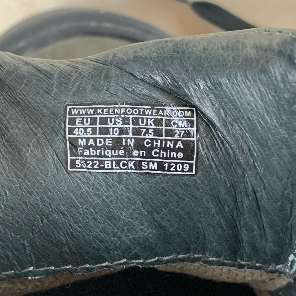 Keen Presidio Black Smoke Walking, Hiking, Biking Shoes Size 10 - Picture 10 of 10